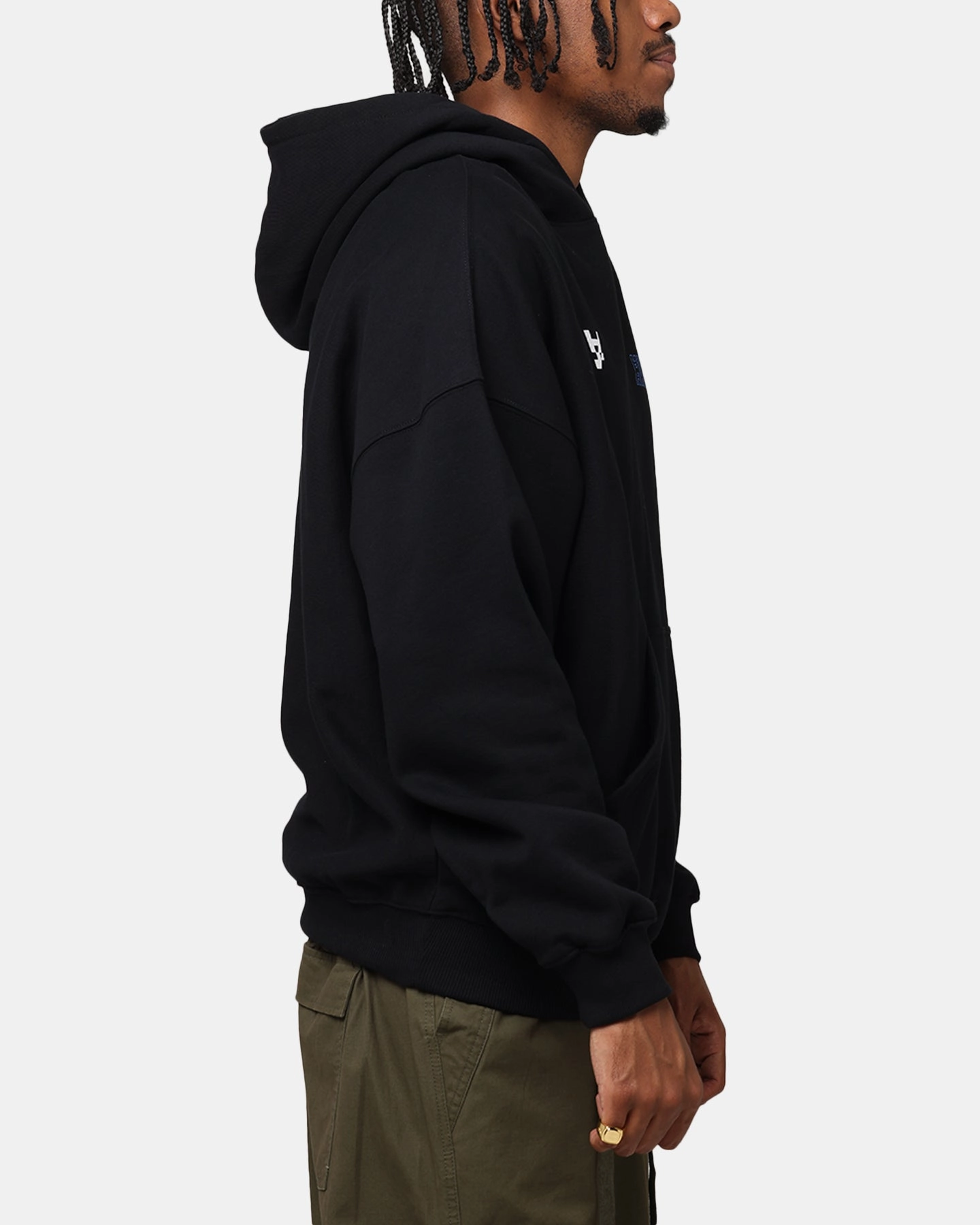young users The Anti Order Freedom Boxy Hoodie Black