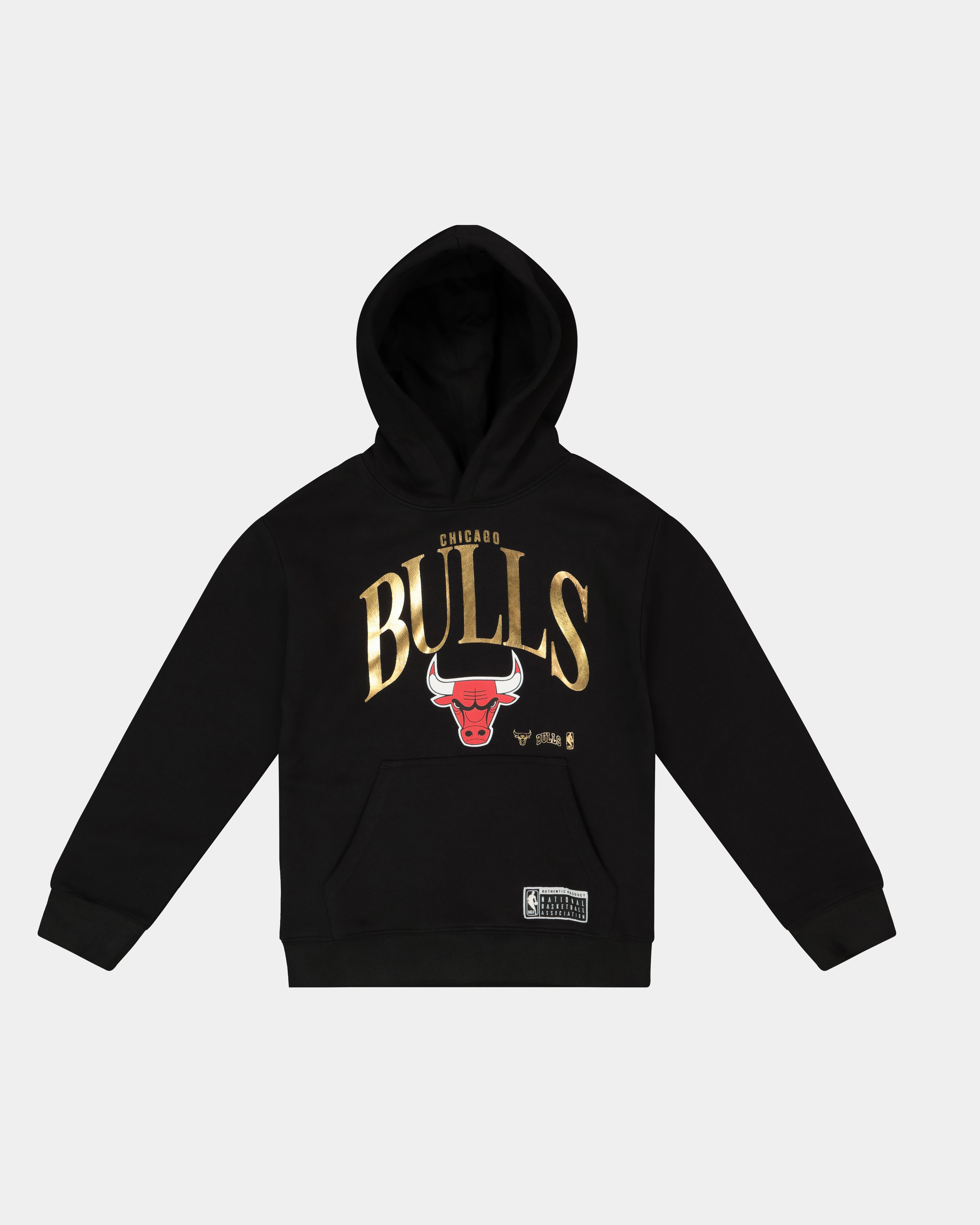 Travel-Ready Gear campfire NBA Kids' Chicago Bulls Clifton Fleece Hoodie Black