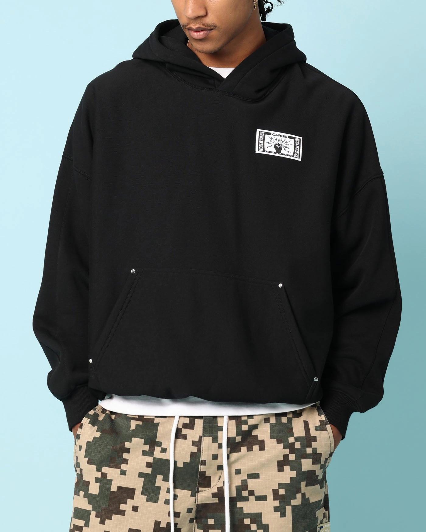 Versatile Protection Flexible Layering Carr?? Construct Hoodie Black