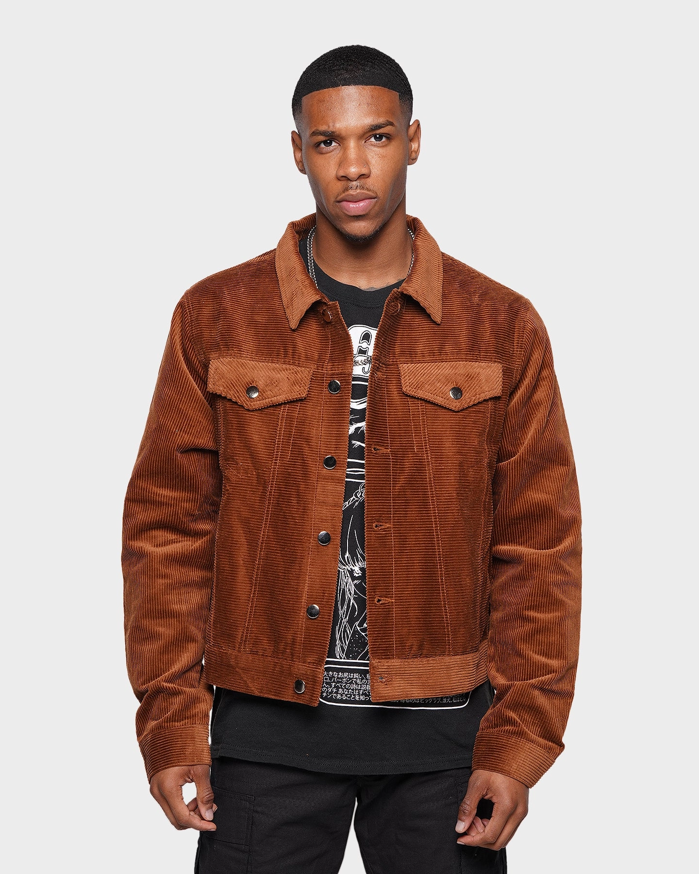 XXIII Sure Cord Jacket Brown Stretch Enhanced Mobility