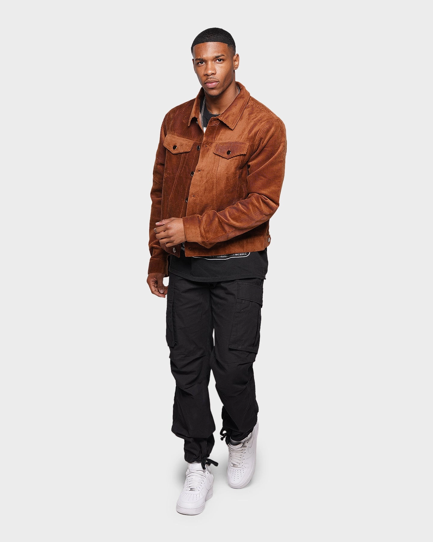 home - party XXIII Sure Cord Jacket Brown