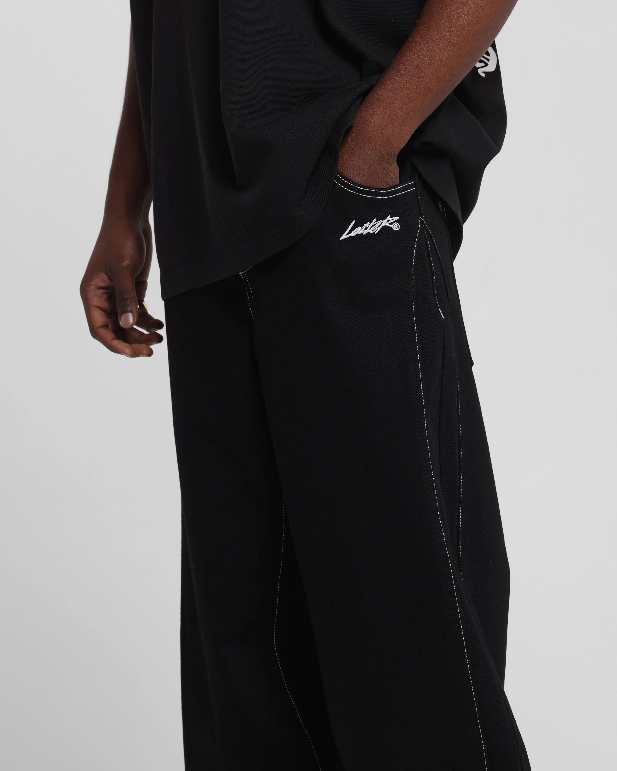 Loiter Shadow Jeans Black Travel Ease Shopping Day Outdoor Enthusiast