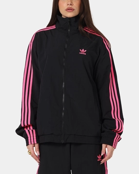 Adidas Firebird Track Jacket Black/Lucid Pink Perspective Softshell Technology