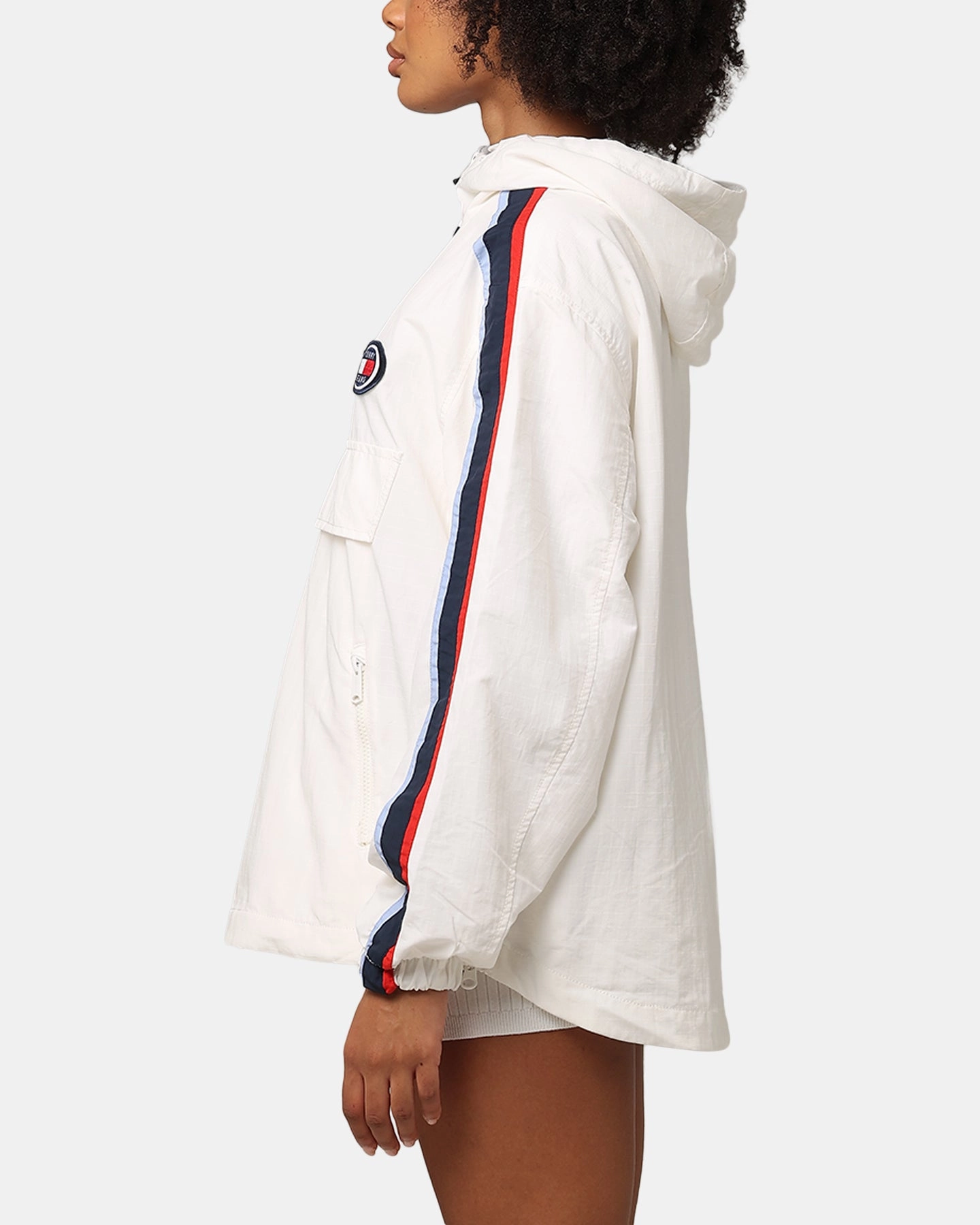 Toothbrush Tommy Jeans Women's TJW Archive Chicago Pullover Jacket Ancient White