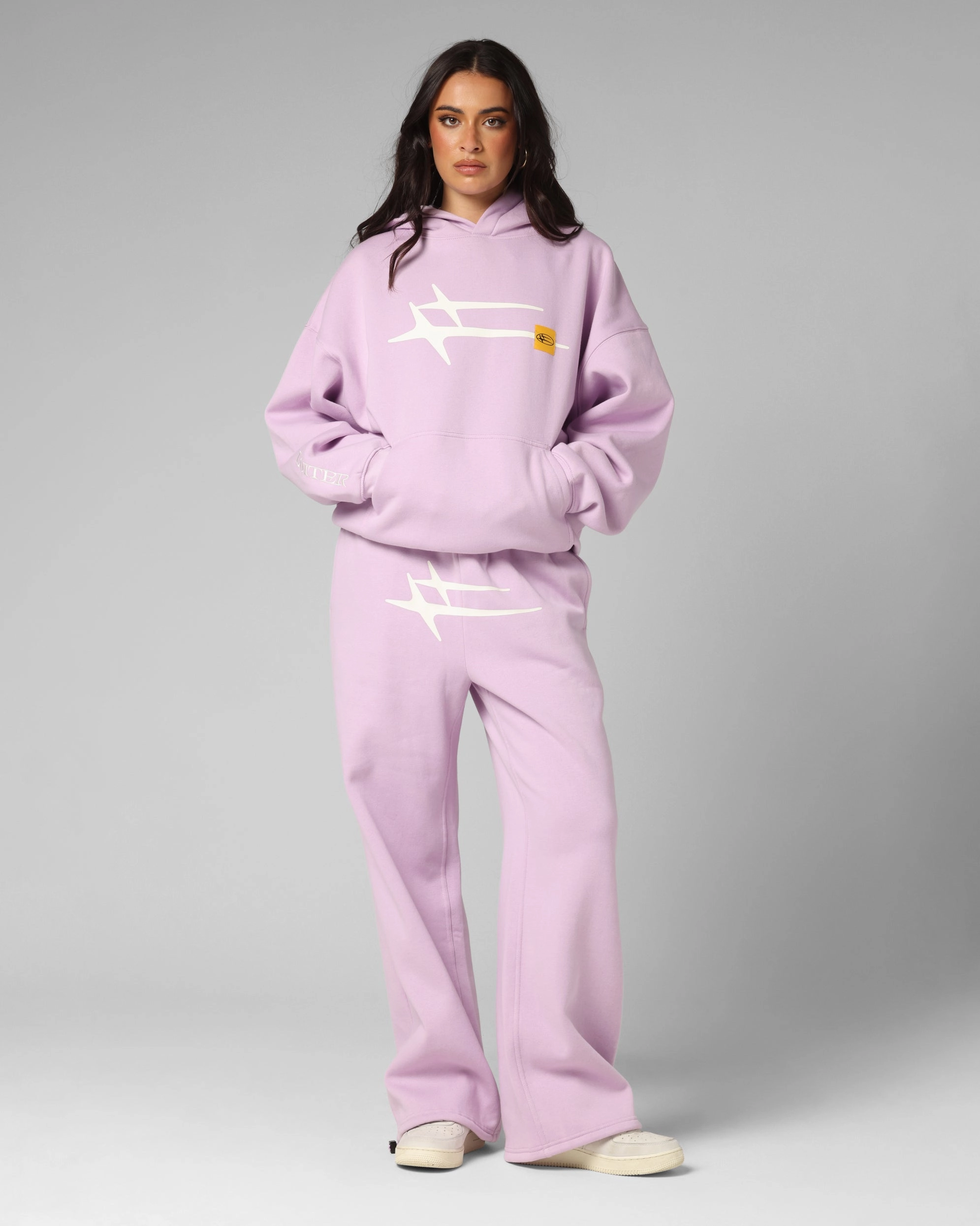Loiter Hybrid Premium Hoodie Lilac Casual Use