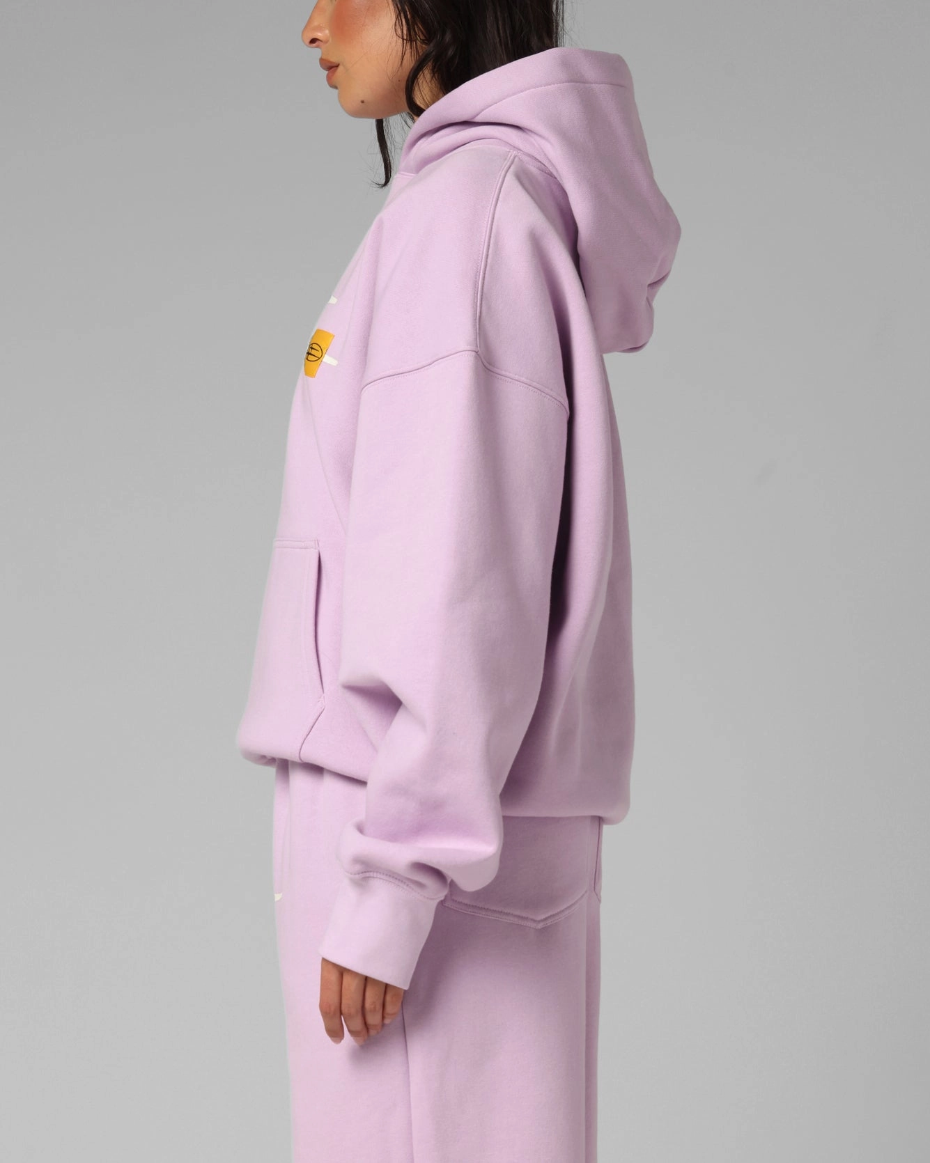 suitable for school uniforms college Loiter Hybrid Premium Hoodie Lilac