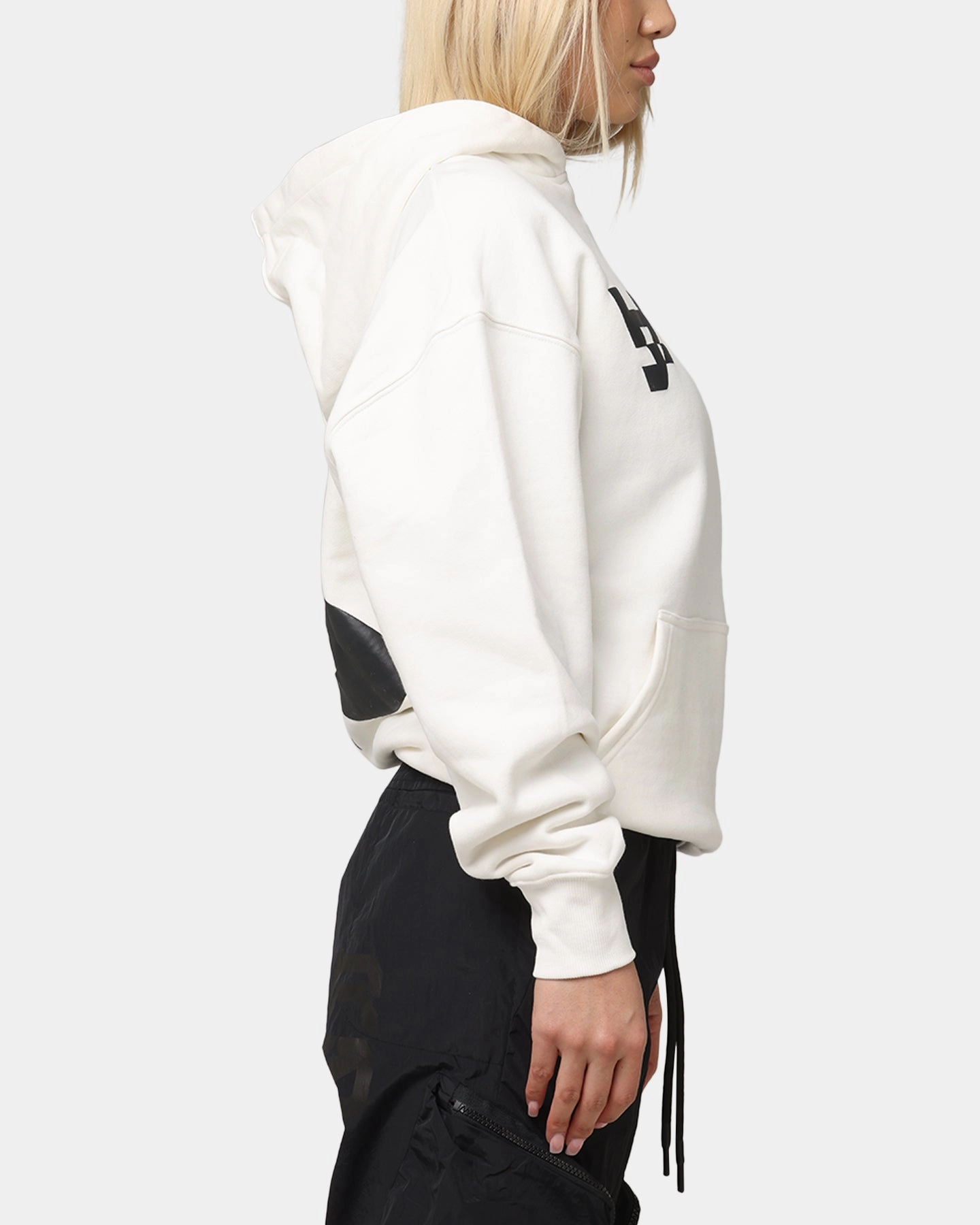 Zippered Pocket Design The Anti Order Atomic Premium Hoodie White