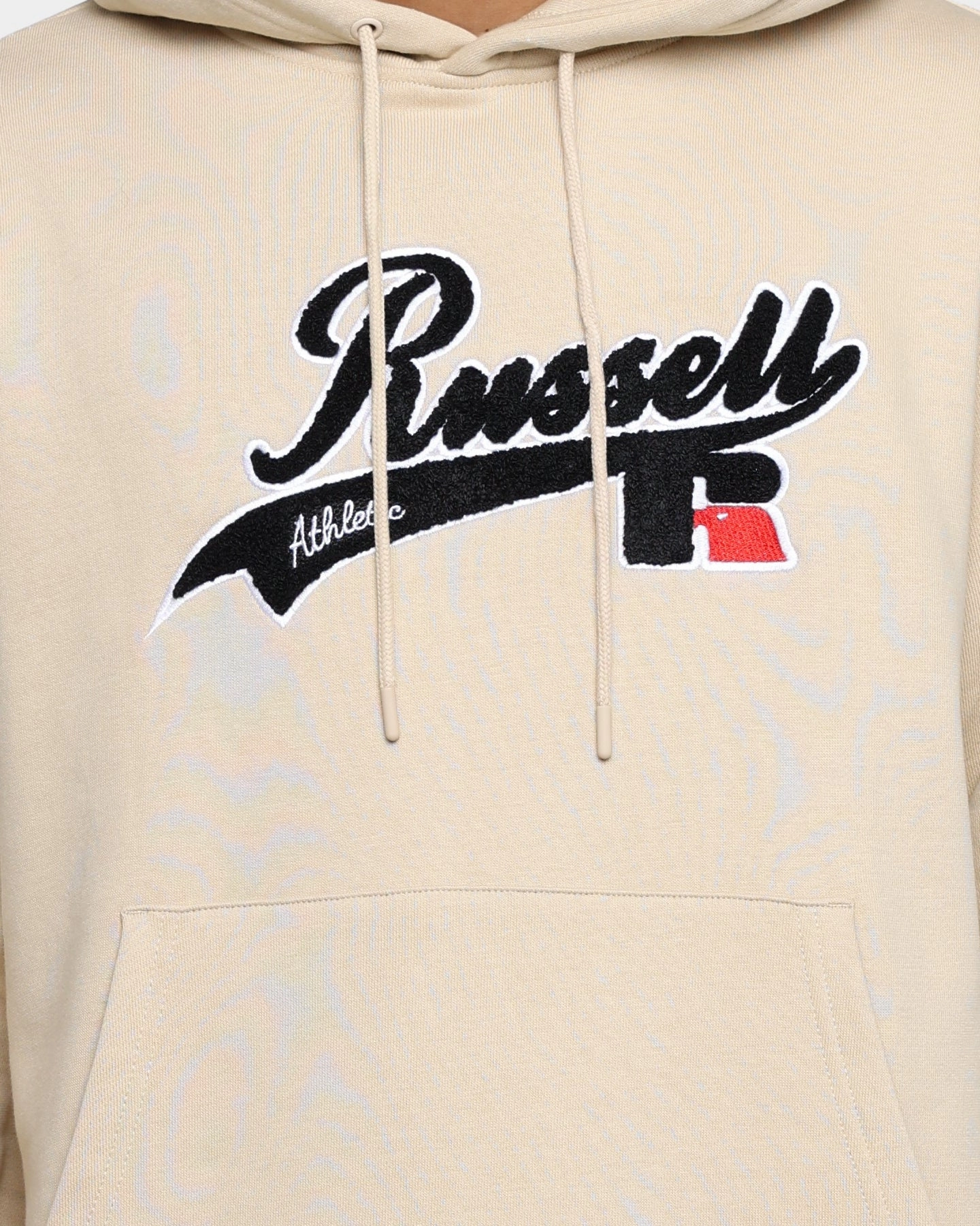 Russell Athletic Boucle Fleece Hoodie Stone impulse buy