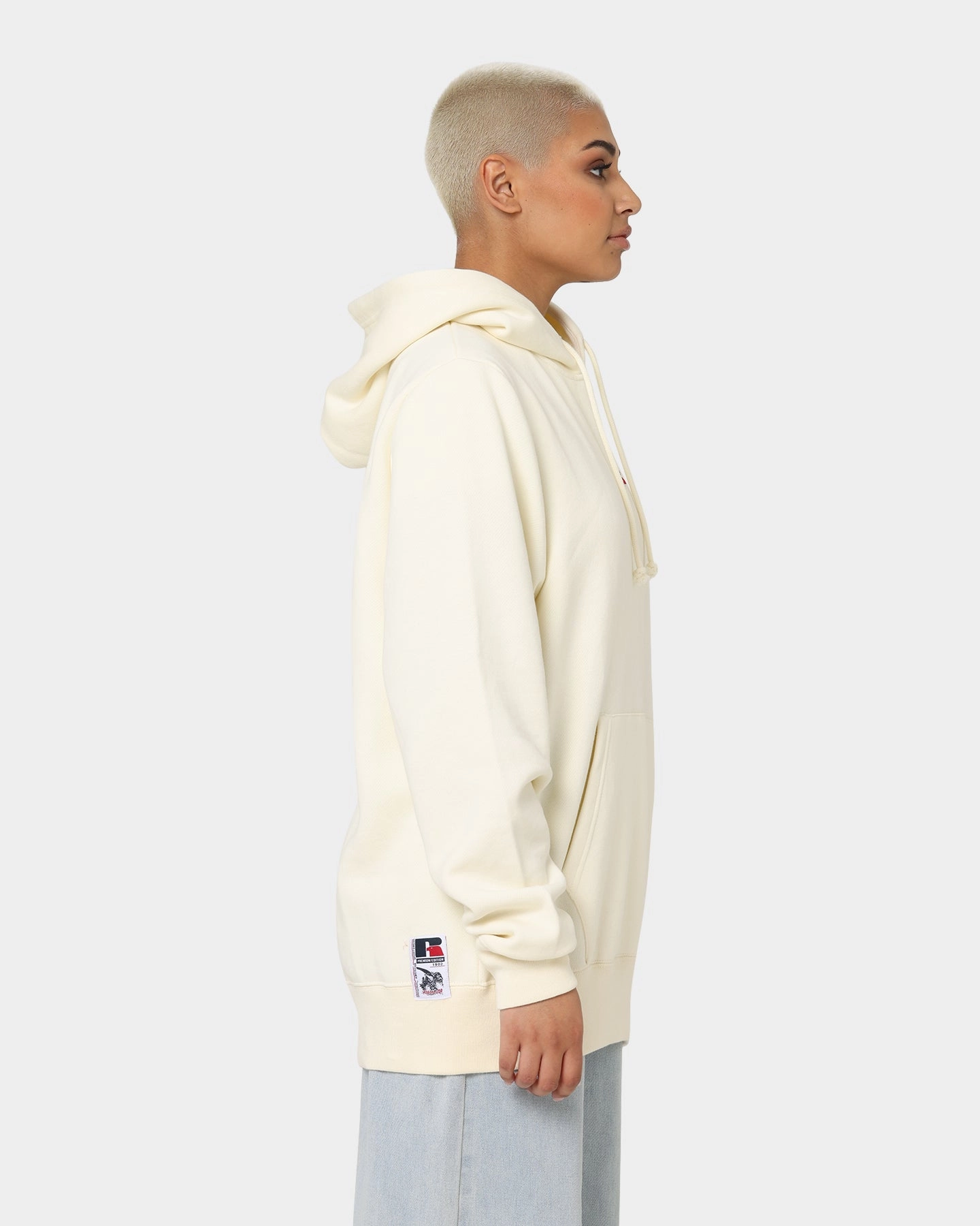 Modern Utility sunset Russell Athletic Splinter Hoodie Soy