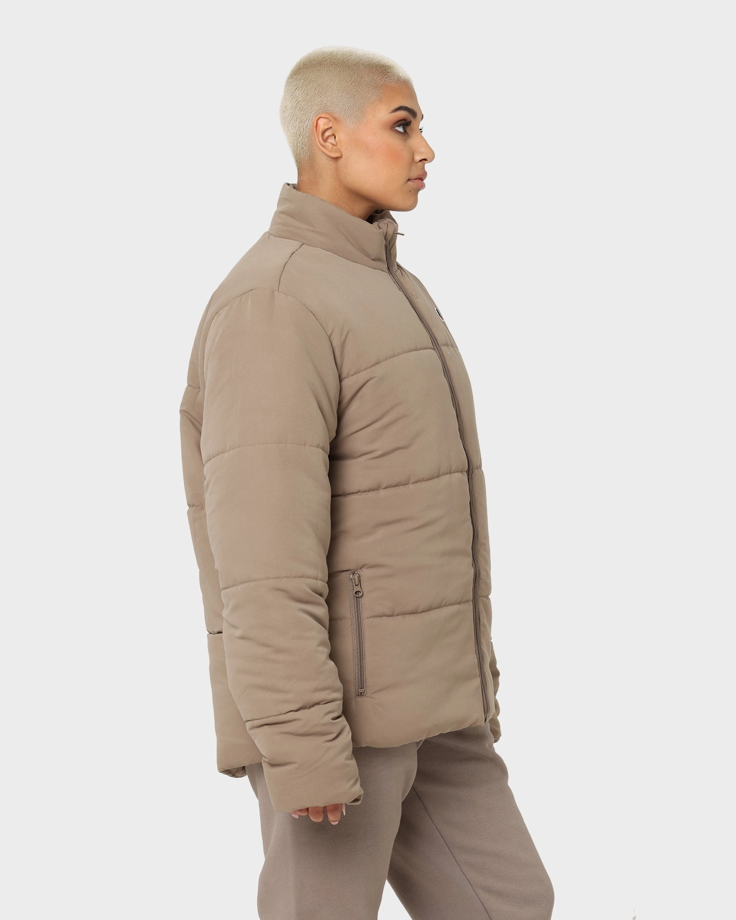 Russell Redeemer Puffer Jacket Peat Wind Resistant Lining Adventure Day Look