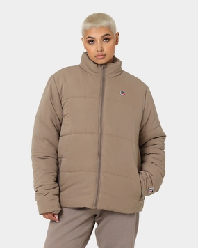 Russell Redeemer Puffer Jacket Peat Anti Glare Trim Glow In The Dark Trim