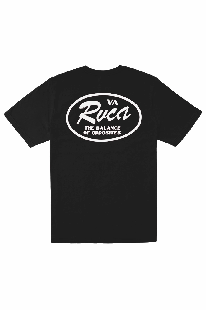 Vibrant Colors RVCA Oval Script SS Tee