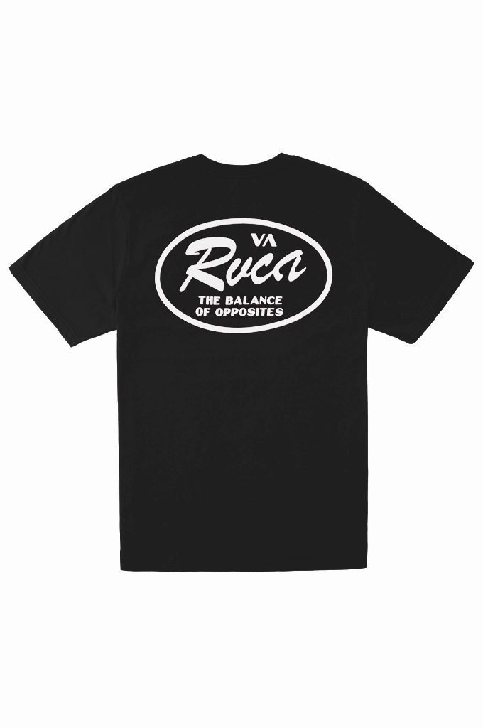 Breathable Essentials RVCA Oval Script SS Tee