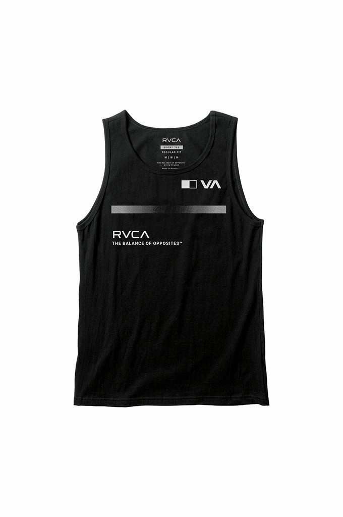 RVCA Pix Bar Performance Workout Tank Top Silicome Grip