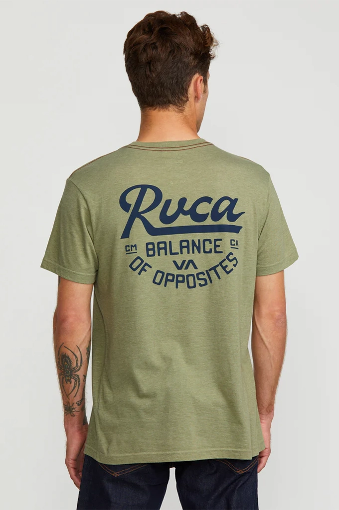 RVCA Script Sealed Short Sleeve Tee Men's