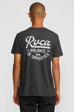 Casual Comfort Top RVCA Script Sealed Short Sleeve Tee