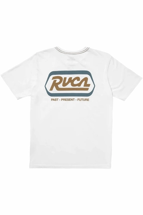 LongLastingColor DoubleLayeredCollar RVCA Station Short Sleeve Tee