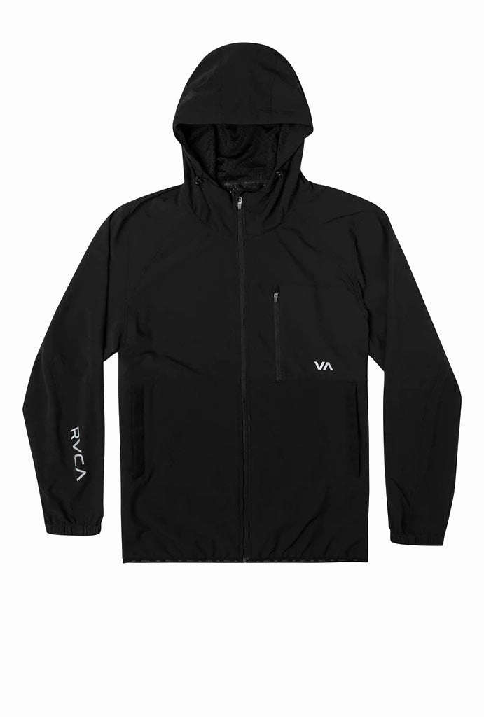 Windbreaker Style RVCA Yogger Zip-Up Hooded Jacket II
