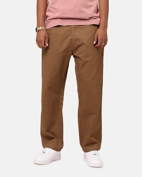 ElasticWaist Everyday Layer S Double Chino Pant Twill Brown