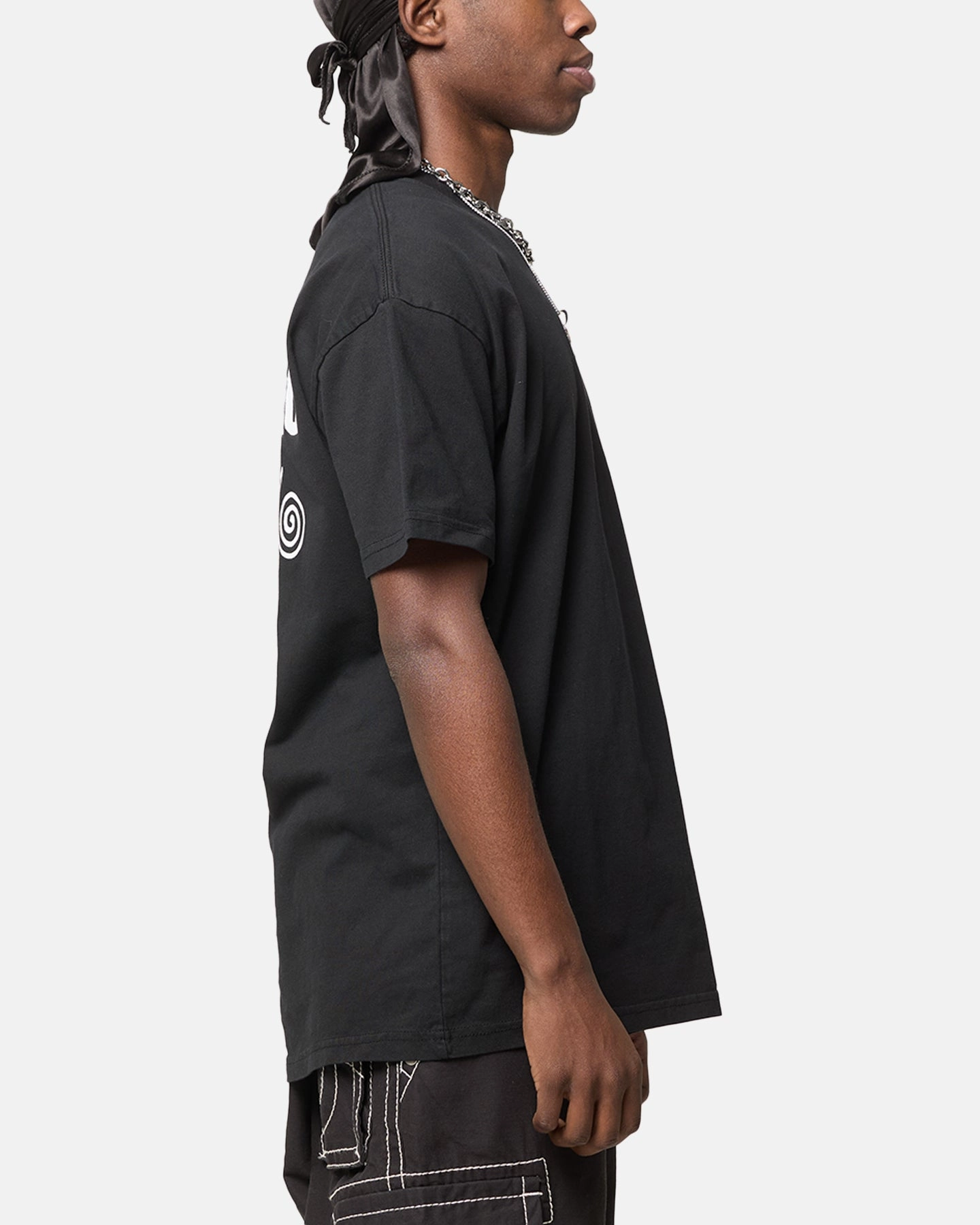 S Double Combo Platter T-Shirt Washed Black Flexible Weave