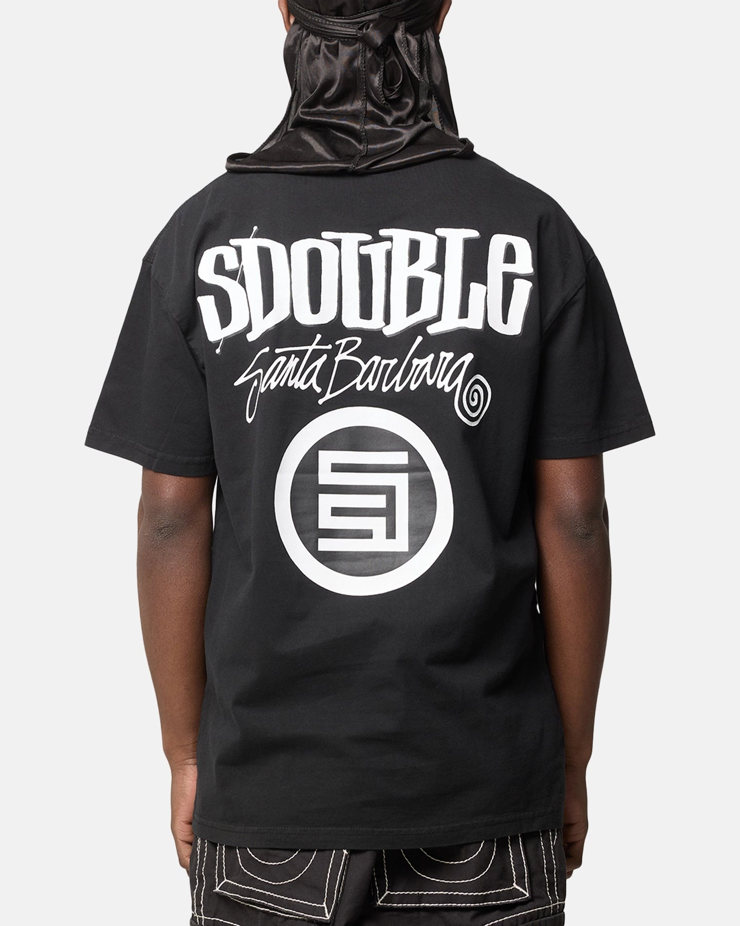 Plus Size S Double Combo Platter T-Shirt Washed Black