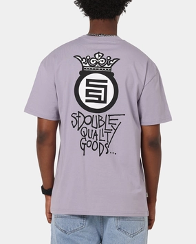 S Double Crown Dot T-Shirt Dusty Purple Adaptable ComfortFirst
