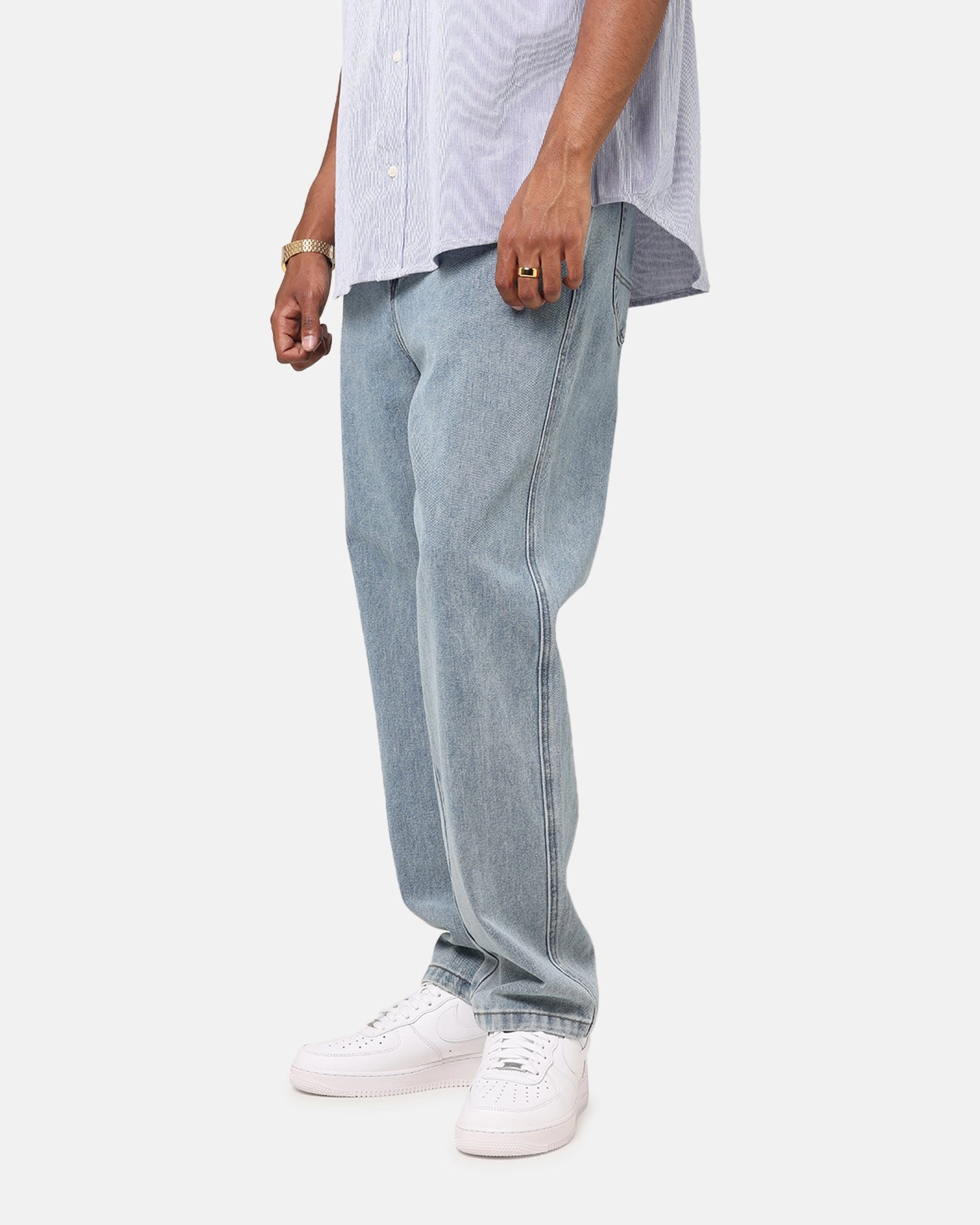S Double Denim Standard Jeans Denim Fade Traveler Gear Smart Casual Ready to Wear