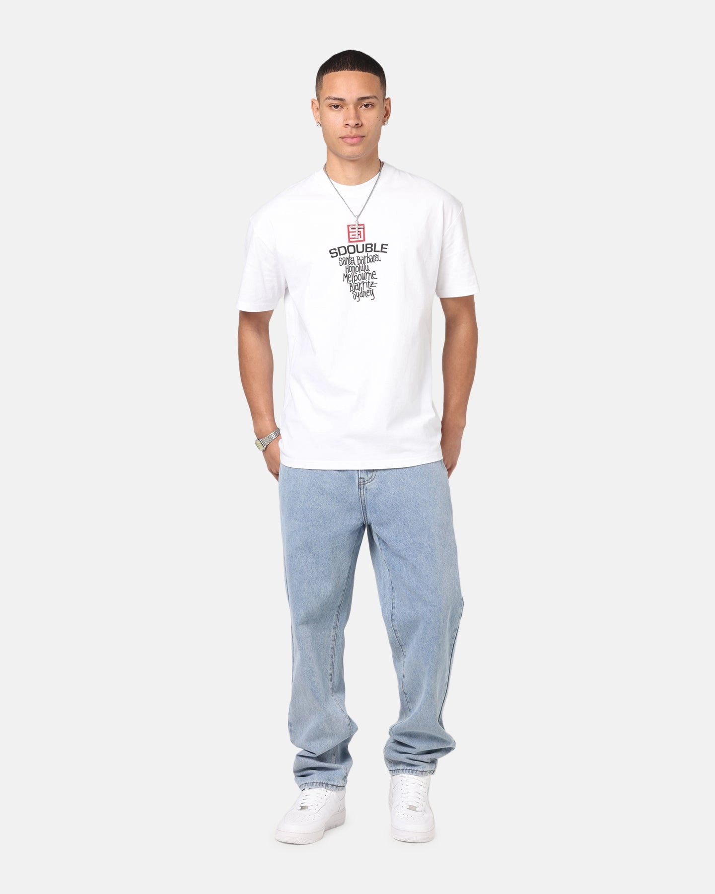 Urban Style S Double Denim Standard Jeans Super Light
