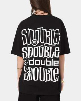 S Double Logofest T-Shirt Black back to school