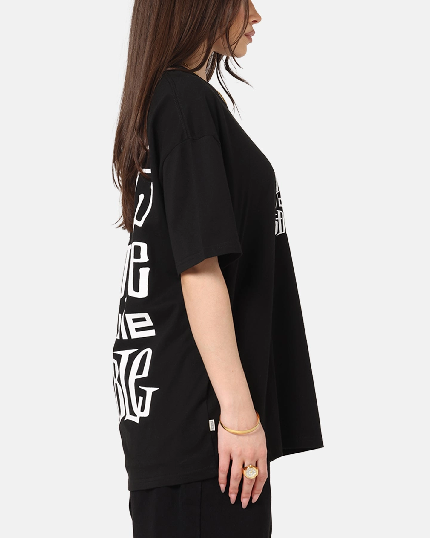 S Double Logofest T-Shirt Black Workout