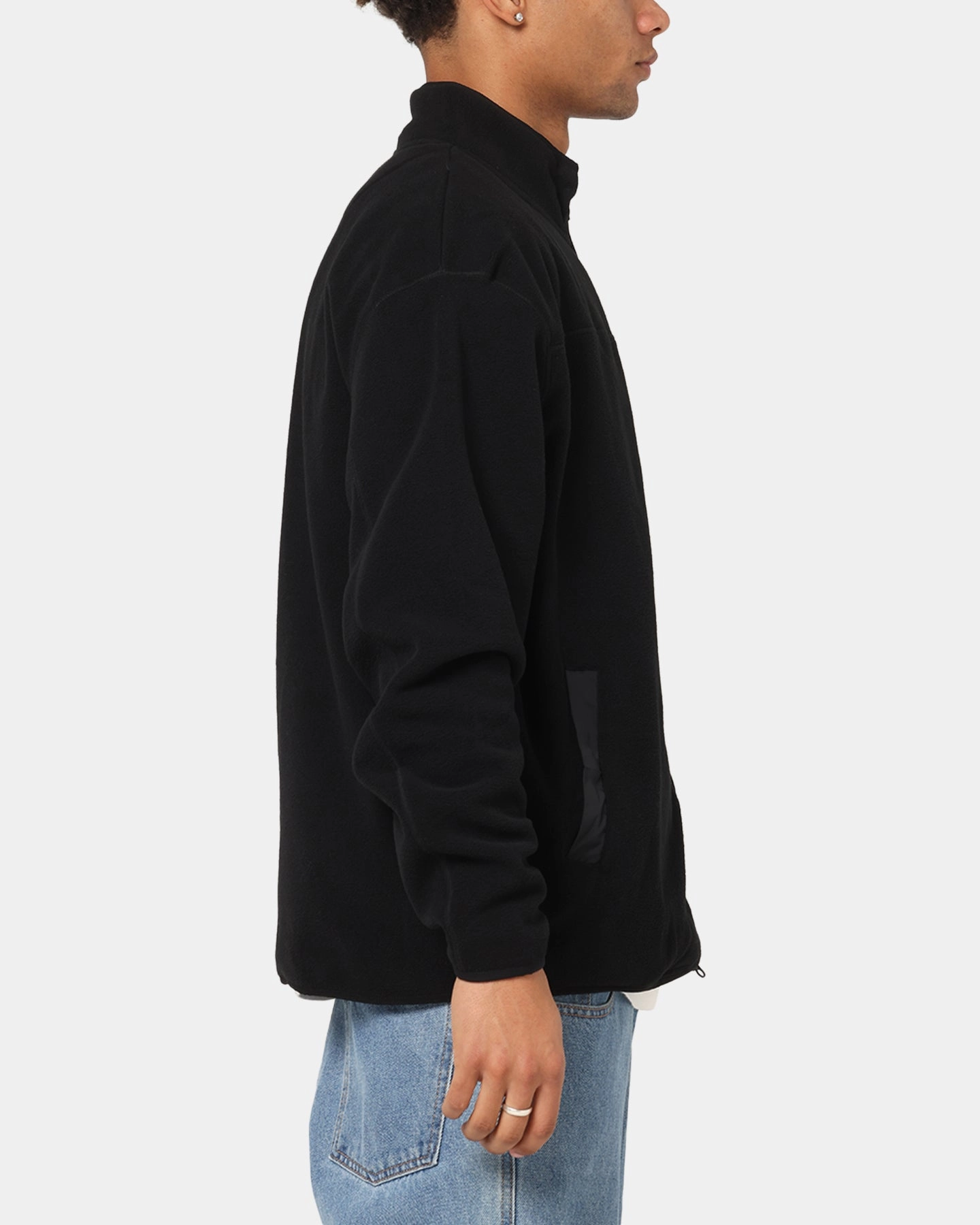 S Double Polar Fleece Jacket Black Conditioner