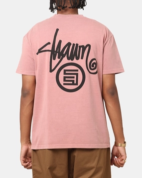 S Double Shawn Dot T-Shirt Rose Sleek Fit