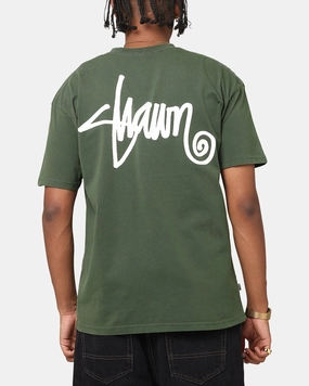 Versatile Fit S Double Shawn Script T-Shirt Forest