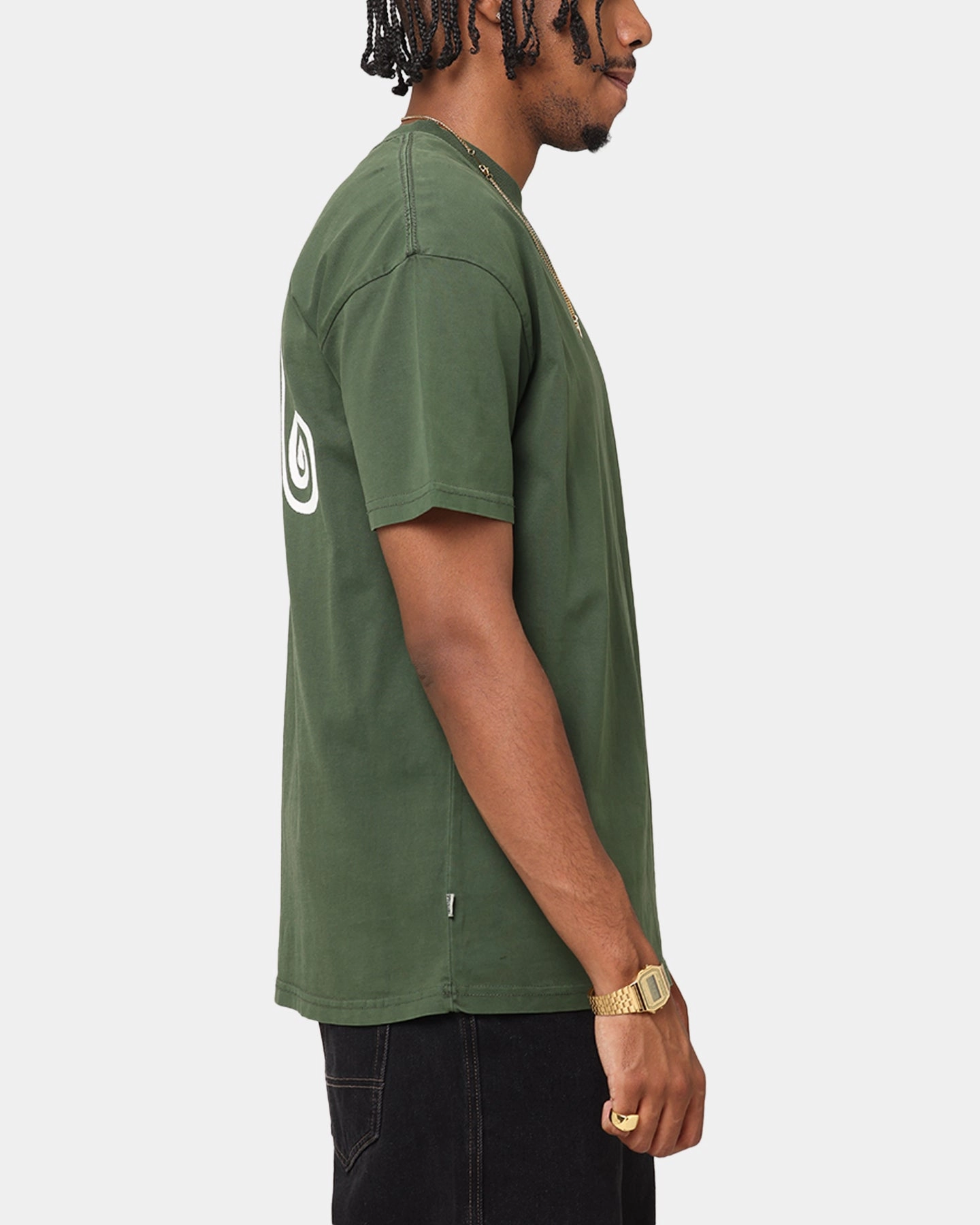 S Double Shawn Script T-Shirt Forest All-Day Comfort Wear Easy-to-Style Top