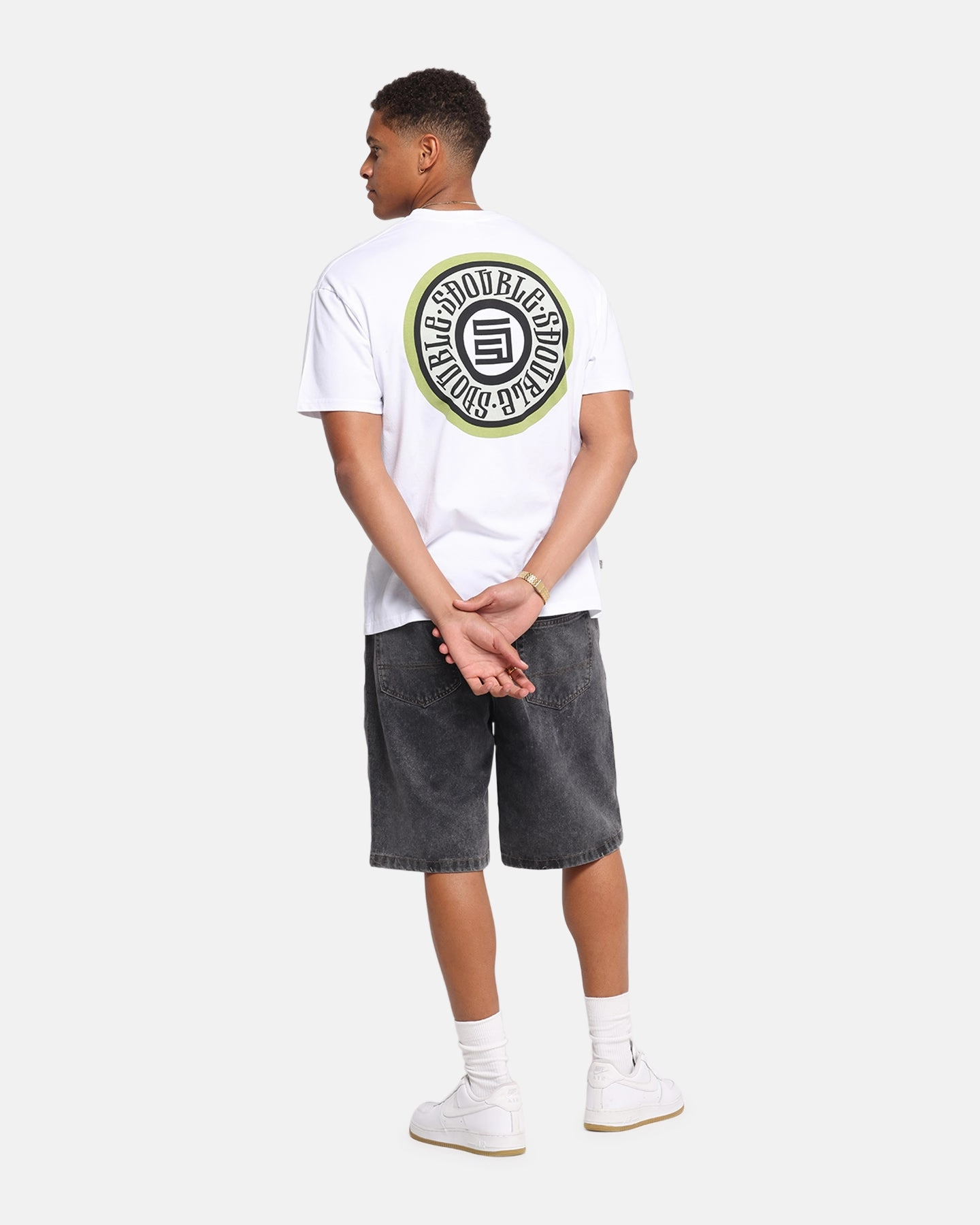 sale season Comfort Fit S Double Track Dot T-Shirt White