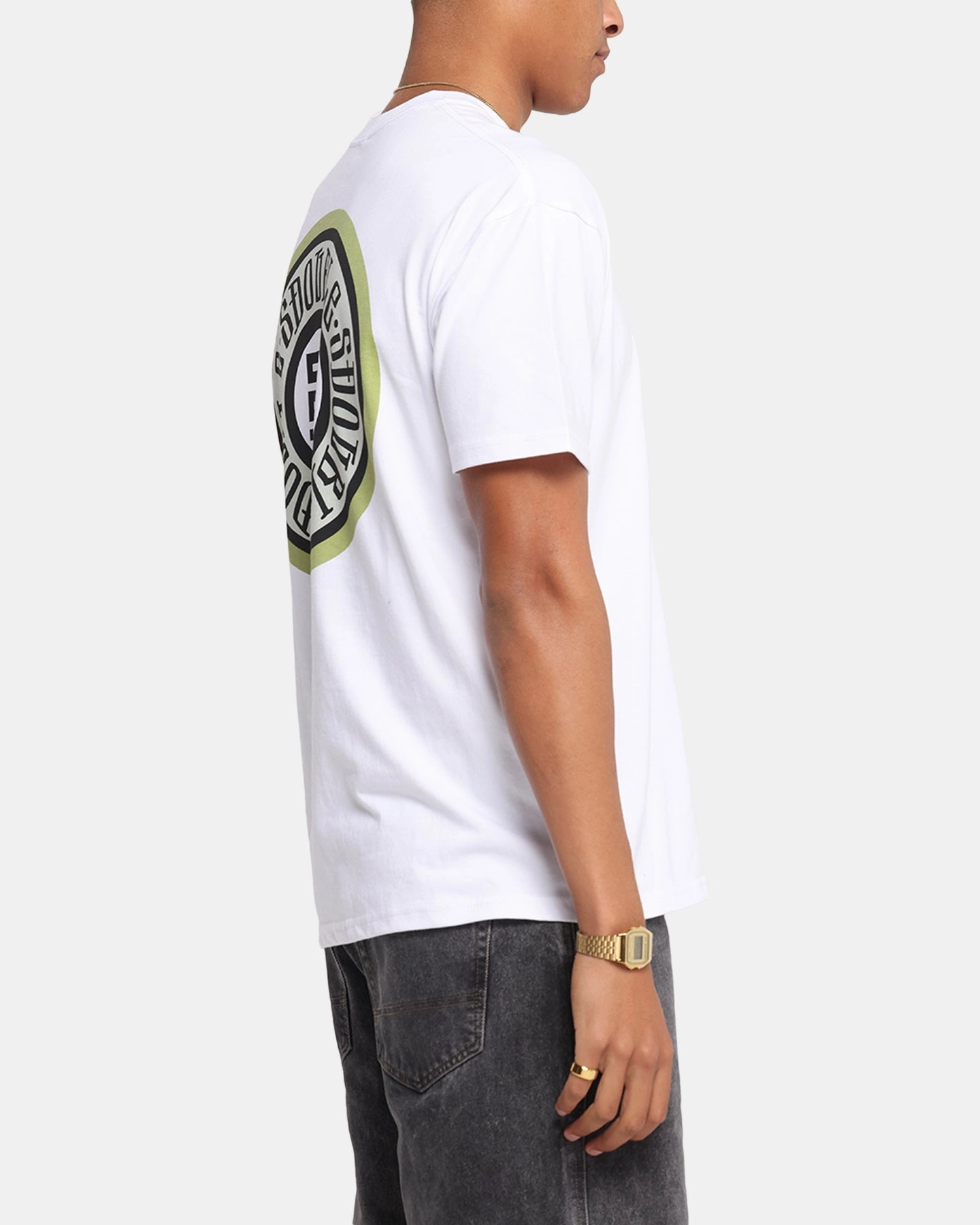 S Double Track Dot T-Shirt White Comfort Style