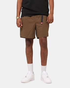 High-waisted Sleek Cut S Double Trail Shorts Chocolate