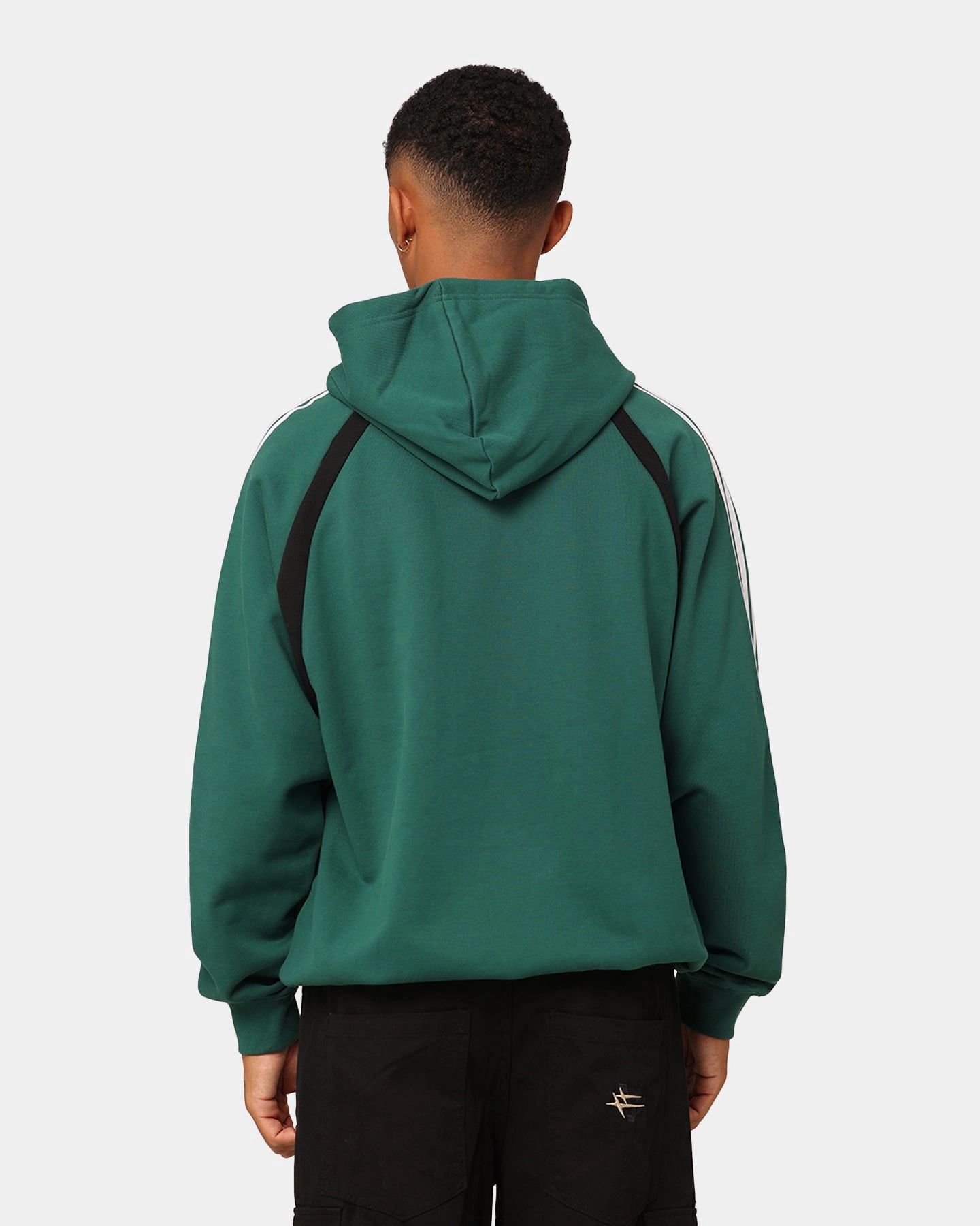 Adidas Oversized Hoodie Collegiate Green elastic waistband