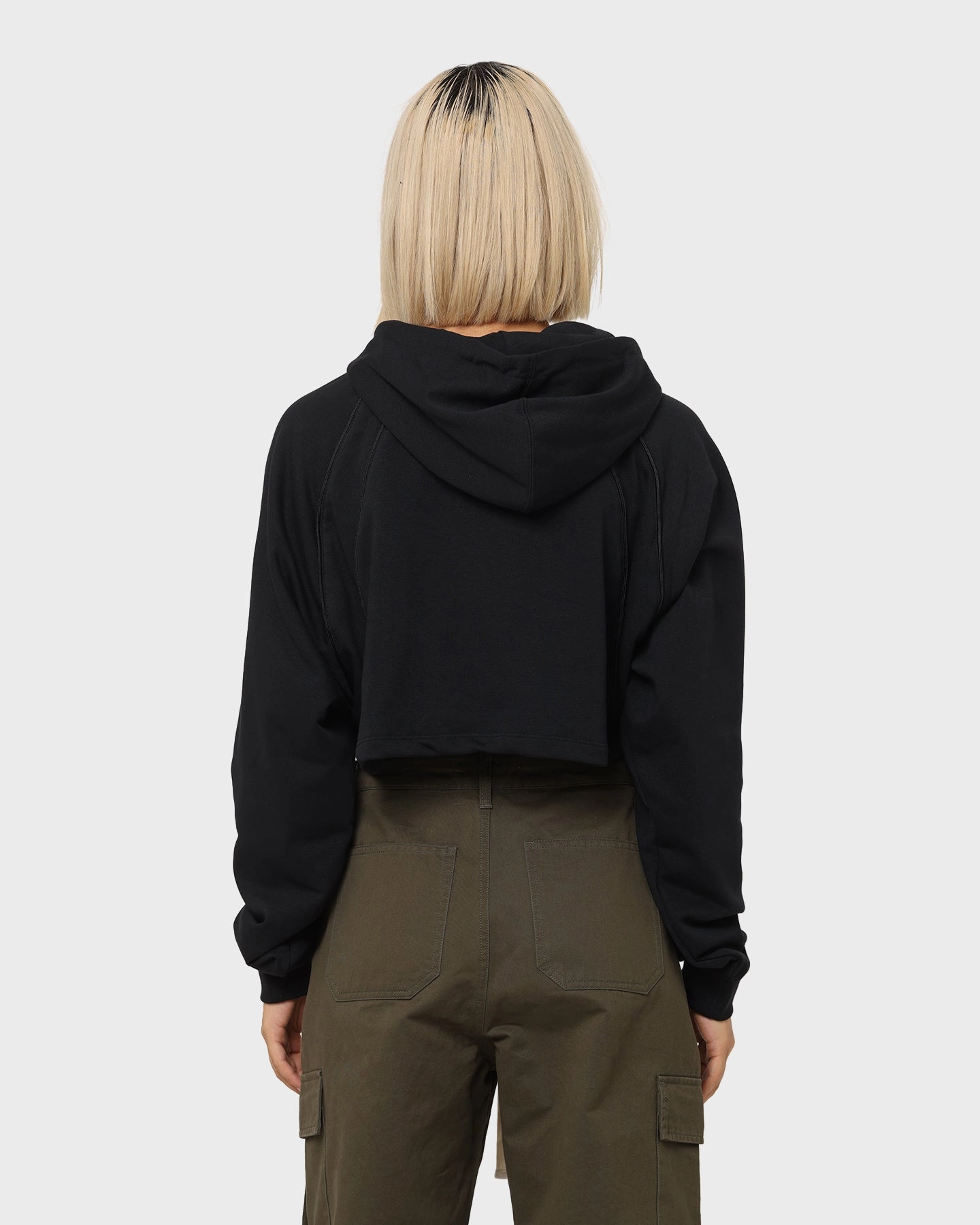 Jordan Women's Jordan Sport Crop Fleece Pullover Black Bow-tie