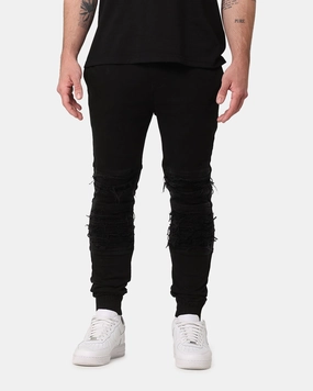 Saint Morta Abolished Joggers Black Pocket Reinforcement UVProtection