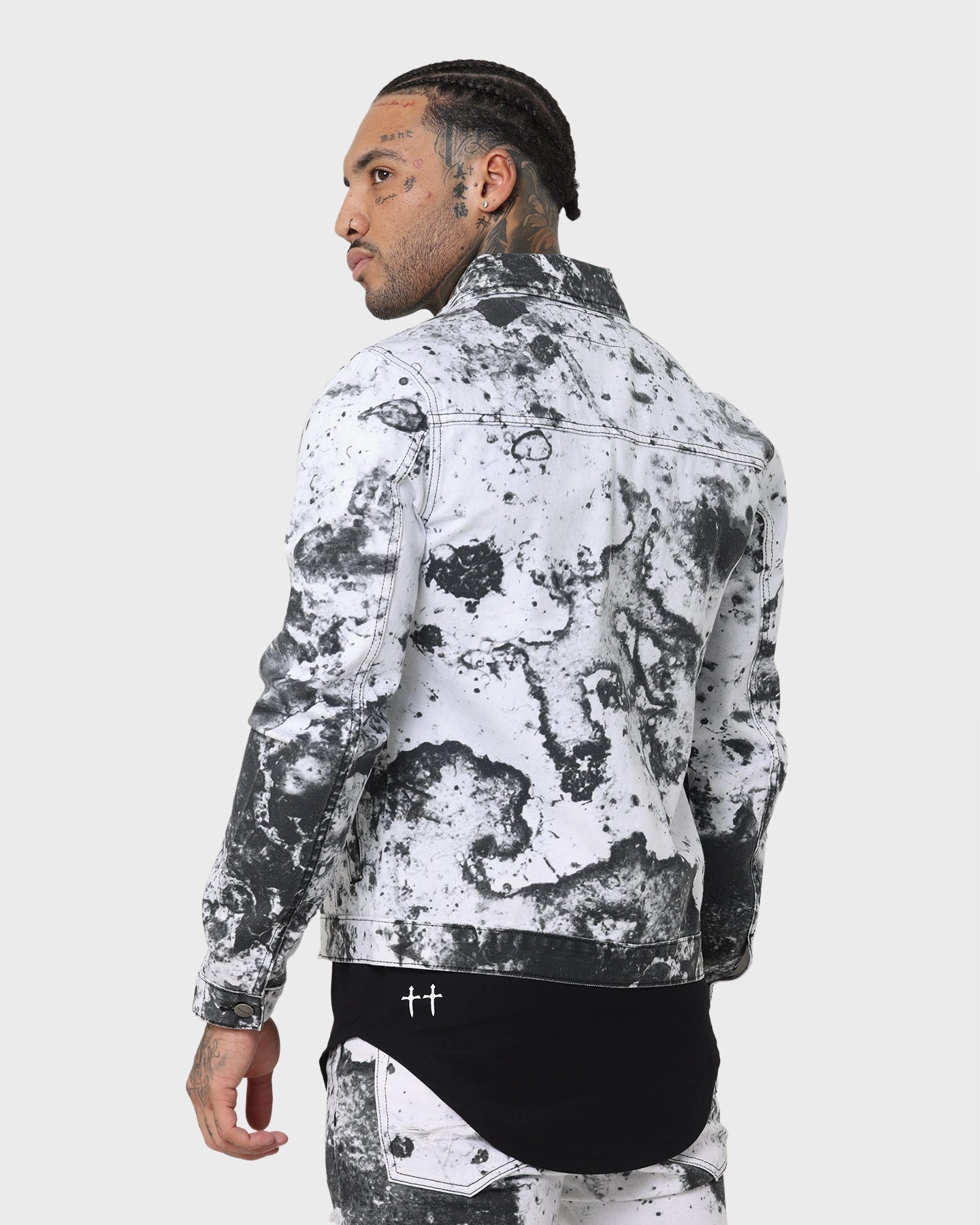 Blueprint Everyday Jacket Saint Morta Acid Jean Jacket White/Black