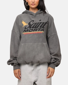 InsulatedLayer Saint Morta Adrenaline Boxy Hoodie Washed Charcoal