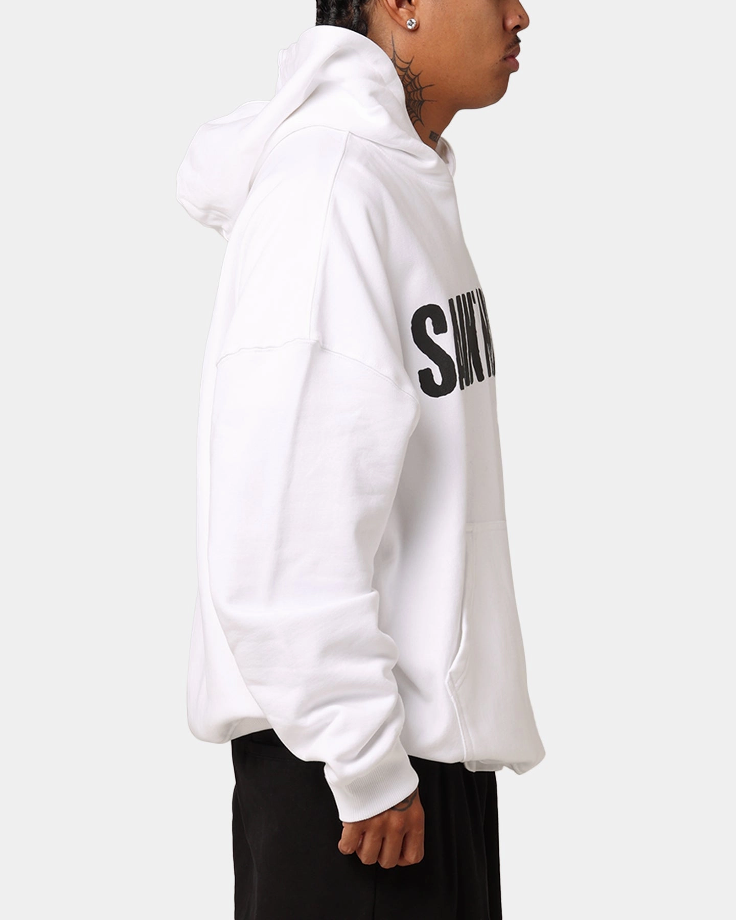 Saint Morta Ages Premium Hoodie White Grow Collapsible Hood Structure