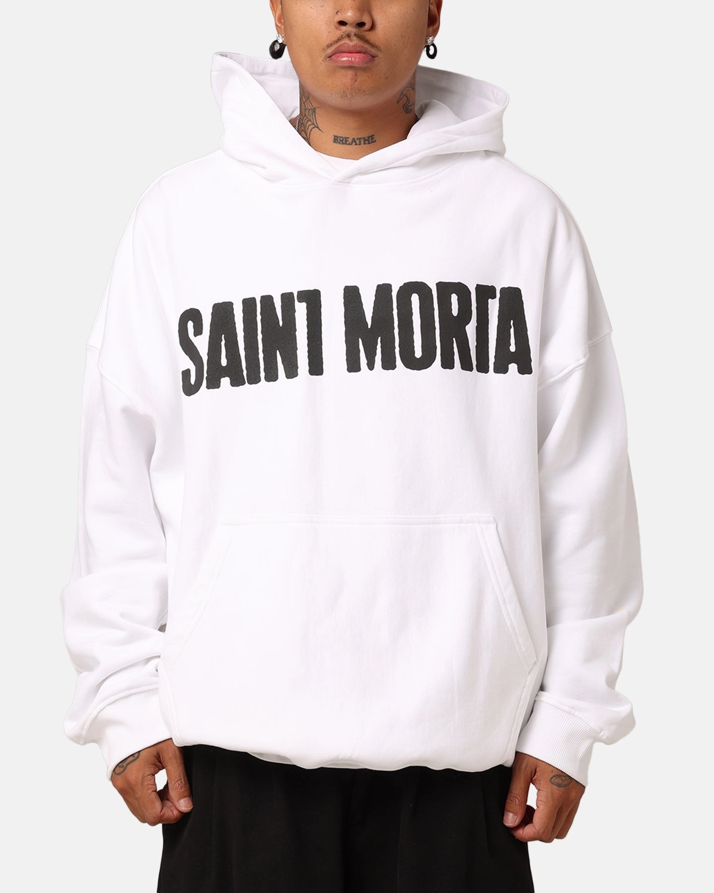 Lightweight Fill Construct Saint Morta Ages Premium Hoodie White