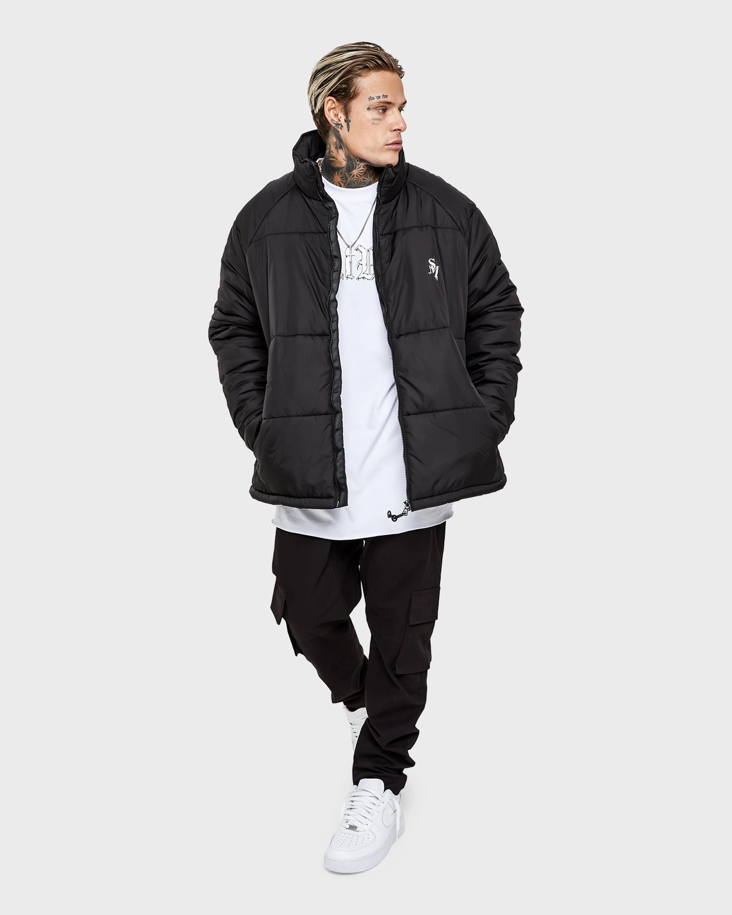 formal dinner Weekend Fit Saint Morta Alpha Homora Puffer Jacket Black