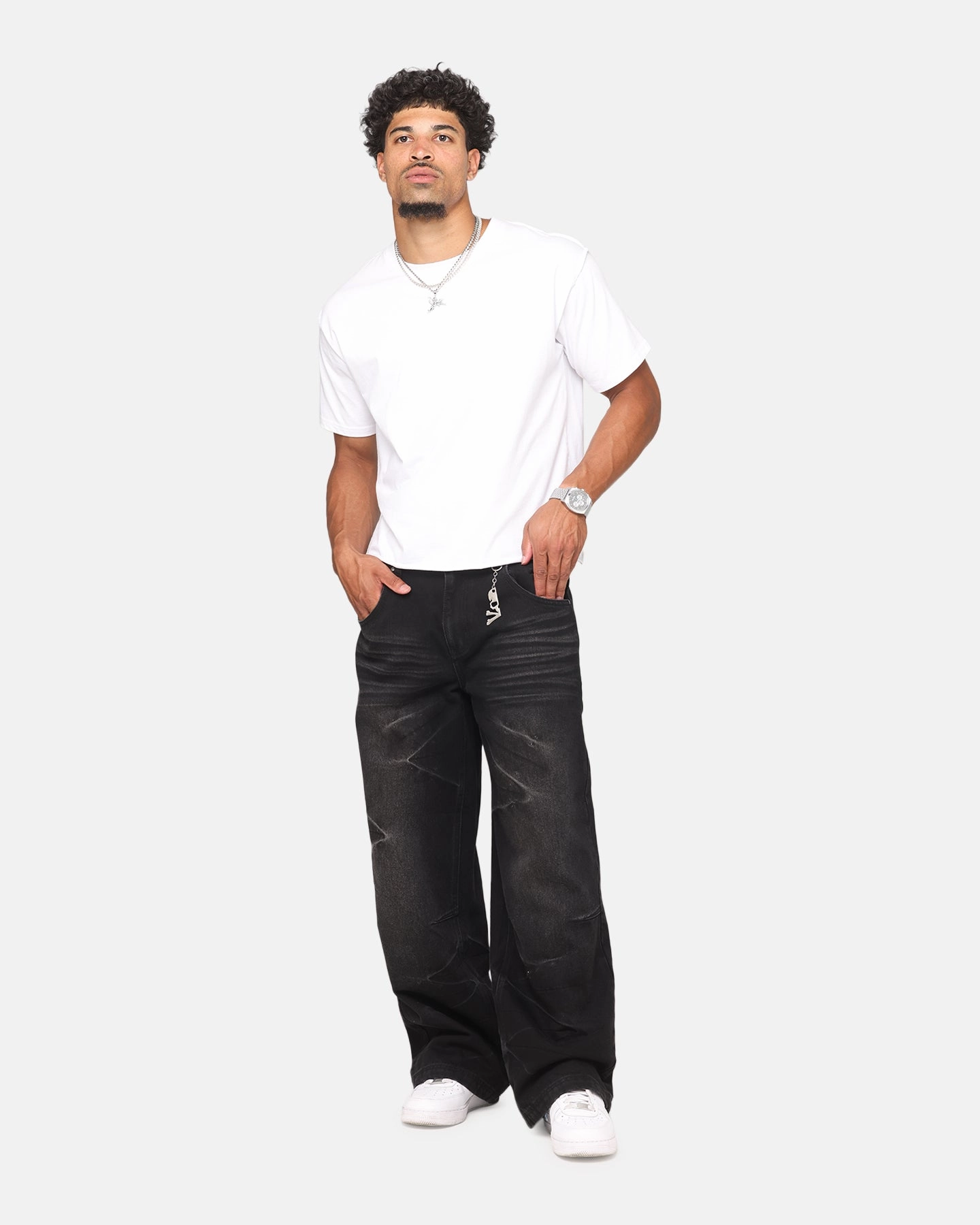 Soft Stretch Saint Morta Amplus Jeans Antiquity Black