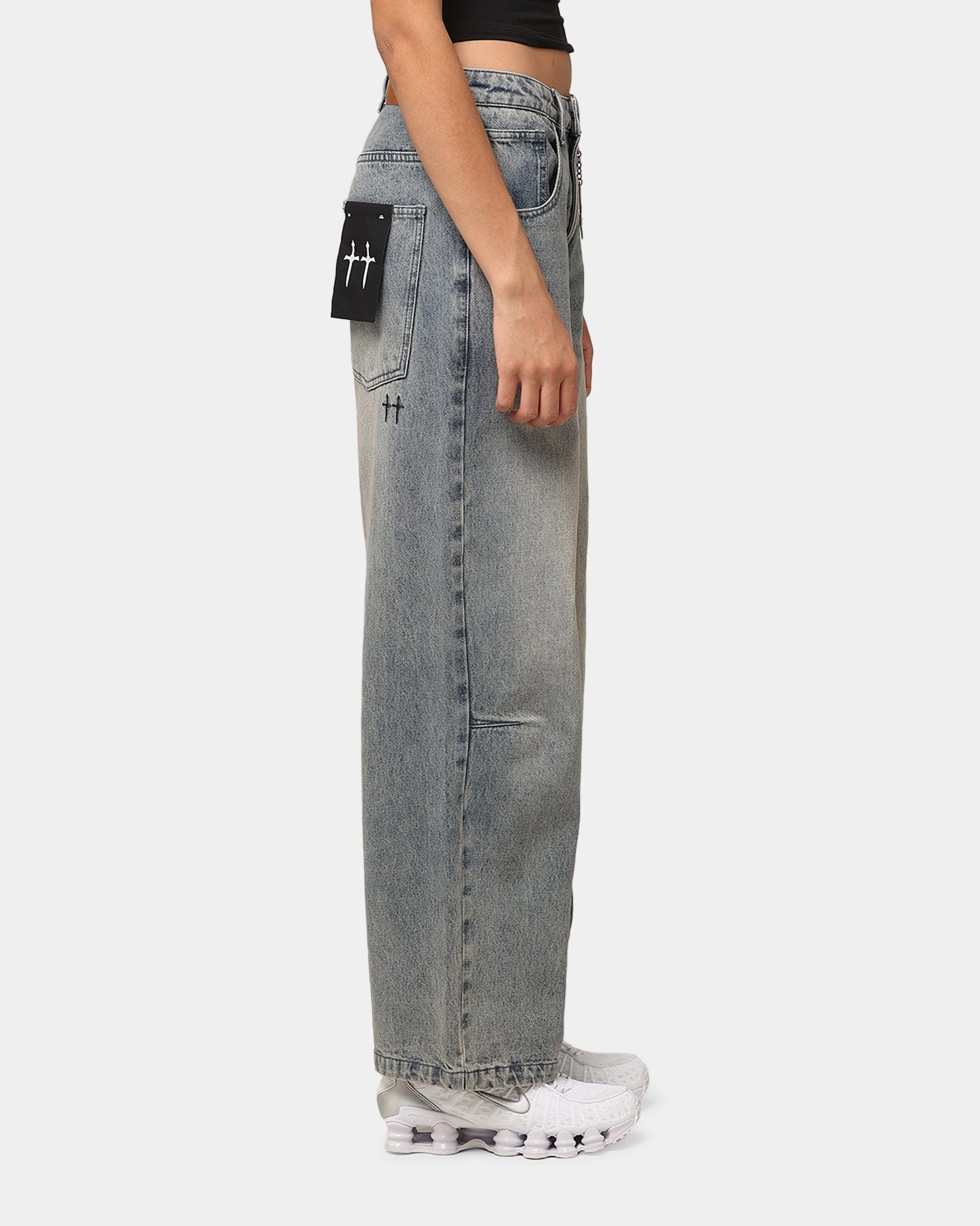Saint Morta Amplus Jeans Dirty Denim City Walk Smart Casual Multi Purpose Pockets