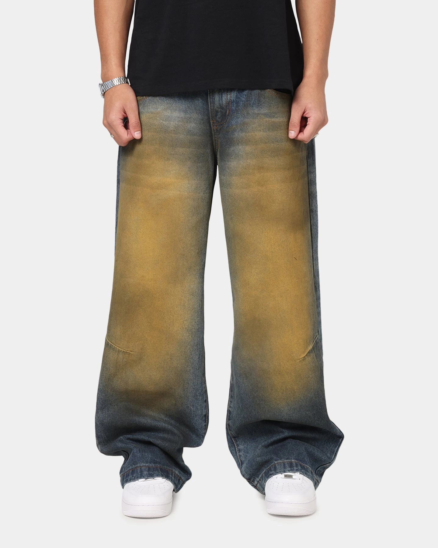 Saint Morta Amplus Jeans Dirty Indigo Water Efficient Wash Process