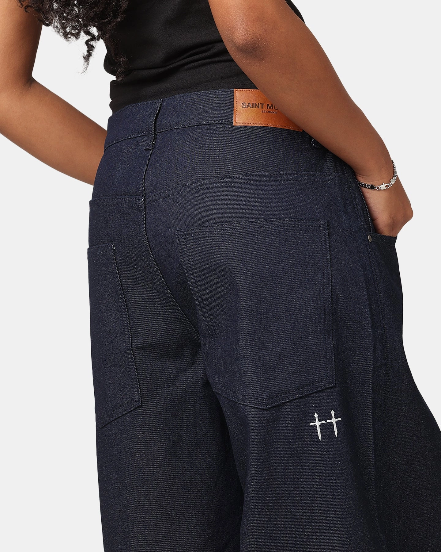 Saint Morta Amplus Jeans Indigo/Tan Weekend Uniform