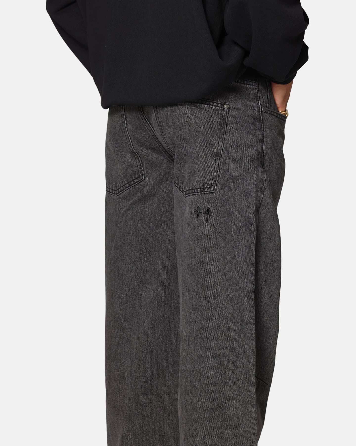 Comfy Classic High Quality Saint Morta Amplus Jeans Sulphur Grey